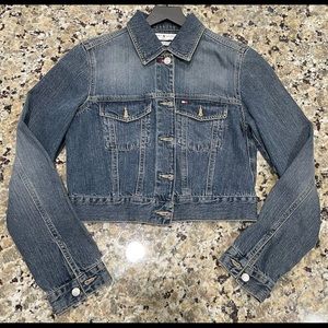 Vintage Tommy Hilfiger Jean Jacket! Size Small - Dark Wash Vintage Button Front